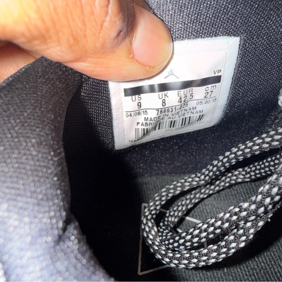 Size 9 - Air Jordan Rising High Black, 768931-025, Very Clean, No Box, Great - Picture 8 of 10